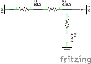 Actual voltage divider