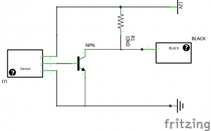 Logical NPN with pull-up